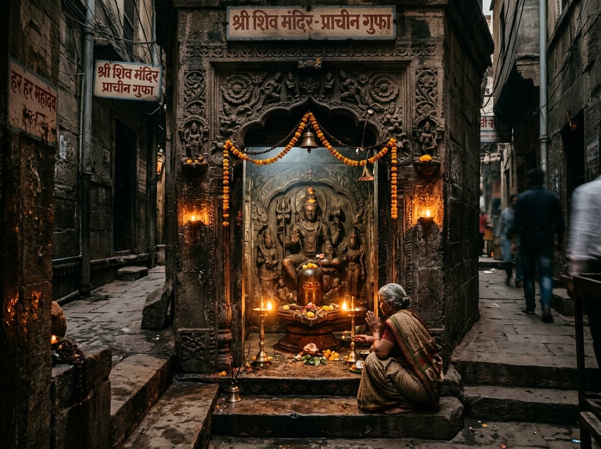 Lalita Ghat Secret Cave Temple